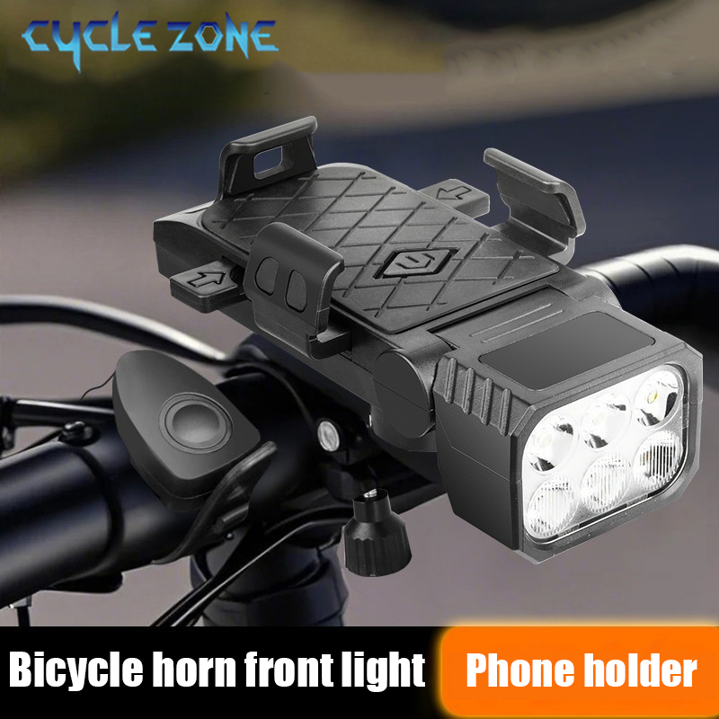 Phone Zone Accessories & Repair - Luz delantera de bicicleta con bocina