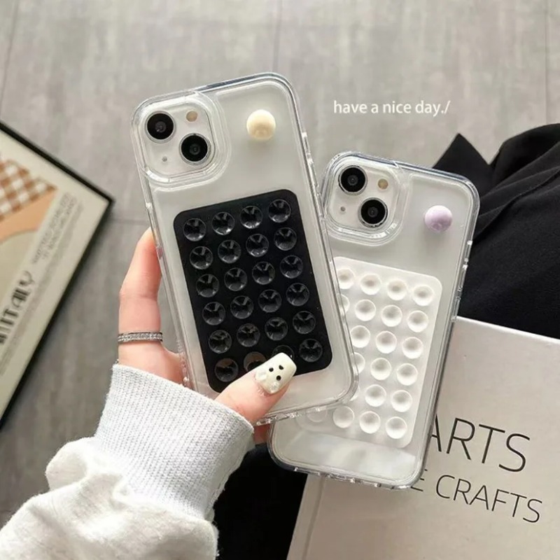 Phone Accessory - Alfombrilla de silicona con ventosa para