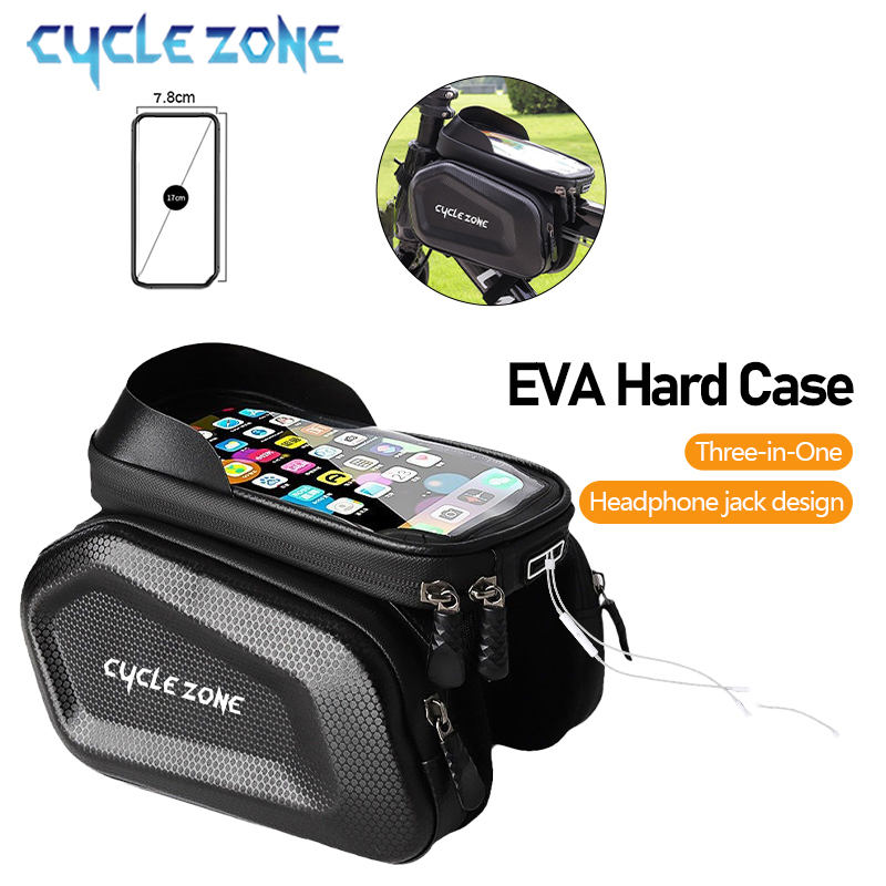 Phone Zone Accessories & Repair - Bolsa para bicicleta con pantalla táctil,