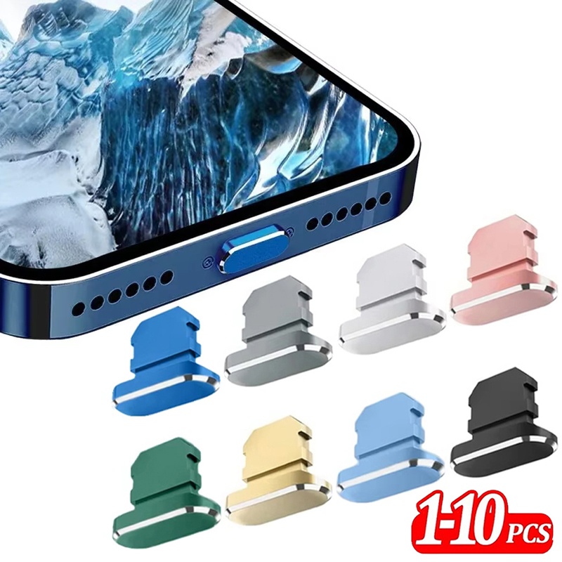Phone Accessories Online - Tapón antipolvo de Metal para puerto