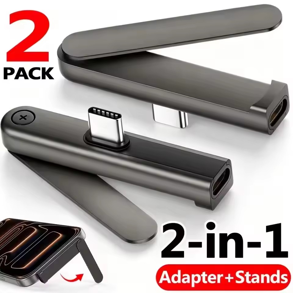 Phone Accessory - 2/1PCS Adaptador Plegable Portátil USB C