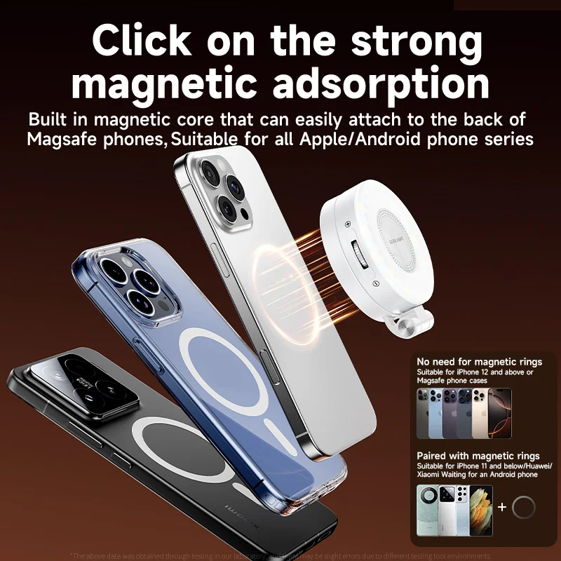 Luz LED de relleno para Selfie - Phone Accessories Video reseña y precio