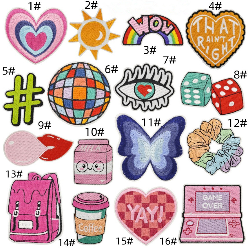10 Uds. De parches bordados Ga - Phone Accessories Pictures reseña y precio