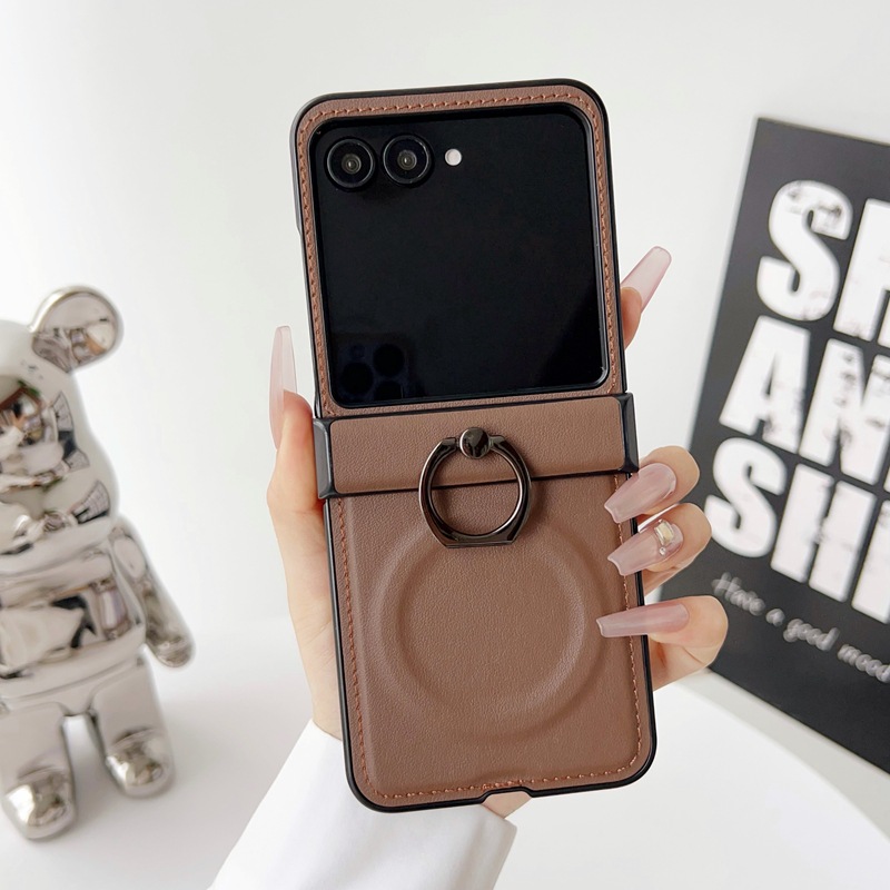 Funda de Cuero con Anillo Gira - Phone Accessories Ring Holder reseña y precio