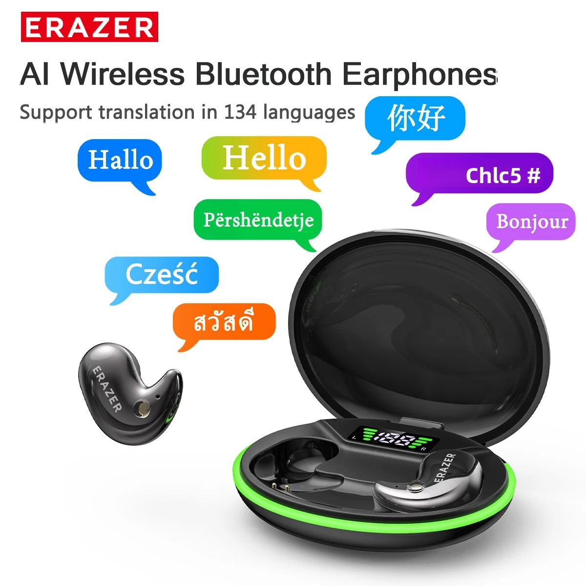 Audífonos Bluetooth Intrauditi - Wireless Earbuds Case reseña y precio