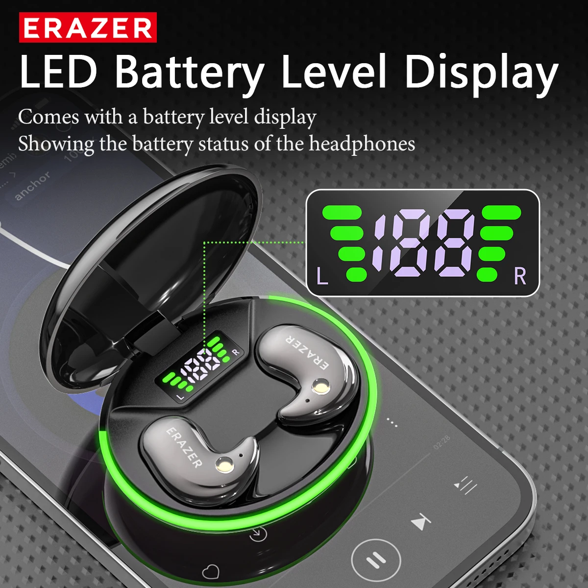 Audífonos Bluetooth Intrauditi - Wireless Earbuds Case reseña y precio