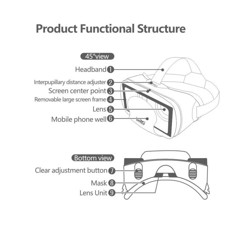 VRG Pro gafas de realidad Virt - Phone Accessories Video reseña y precio