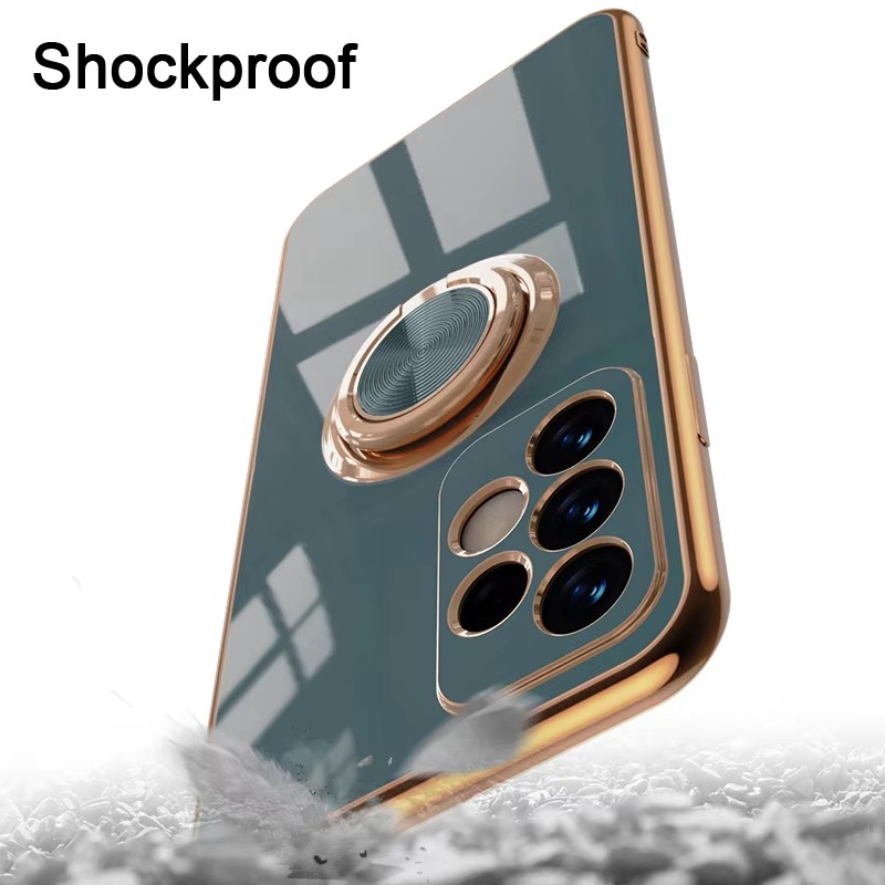 Chapado de lujo Magnético 360  - Phone Accessories Ring Holder reseña y precio