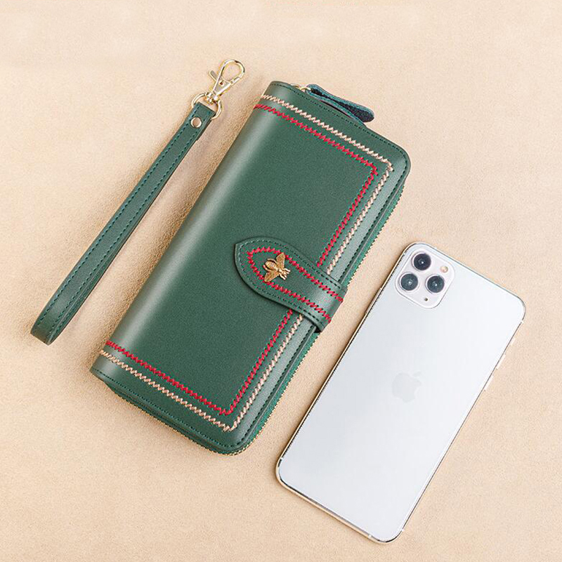 Carteras de cuero genuino para - Phone Accessories Business reseña y precio