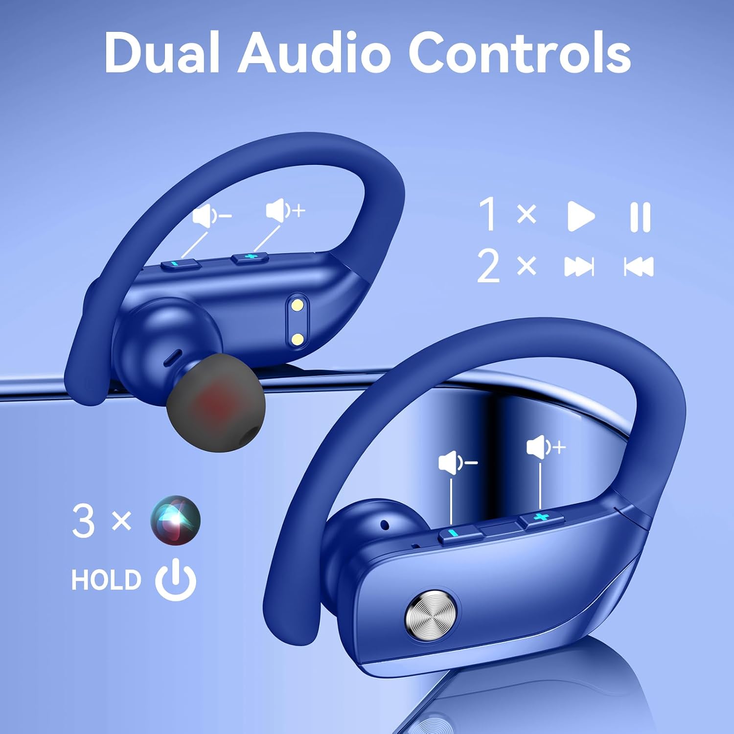Audífonos Inalámbricos con 80  - Wireless Earbuds Case reseña y precio