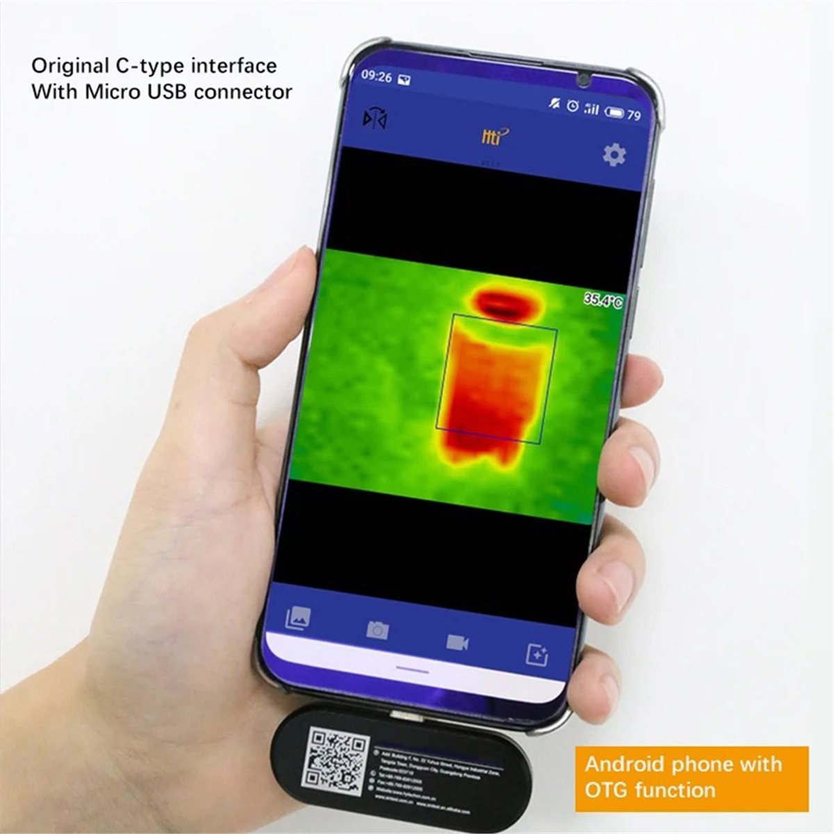 Cámara térmica móvil dinámica, - Phone Accessories Images reseña y precio